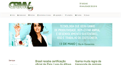 Desktop Screenshot of crmv-mt.org.br
